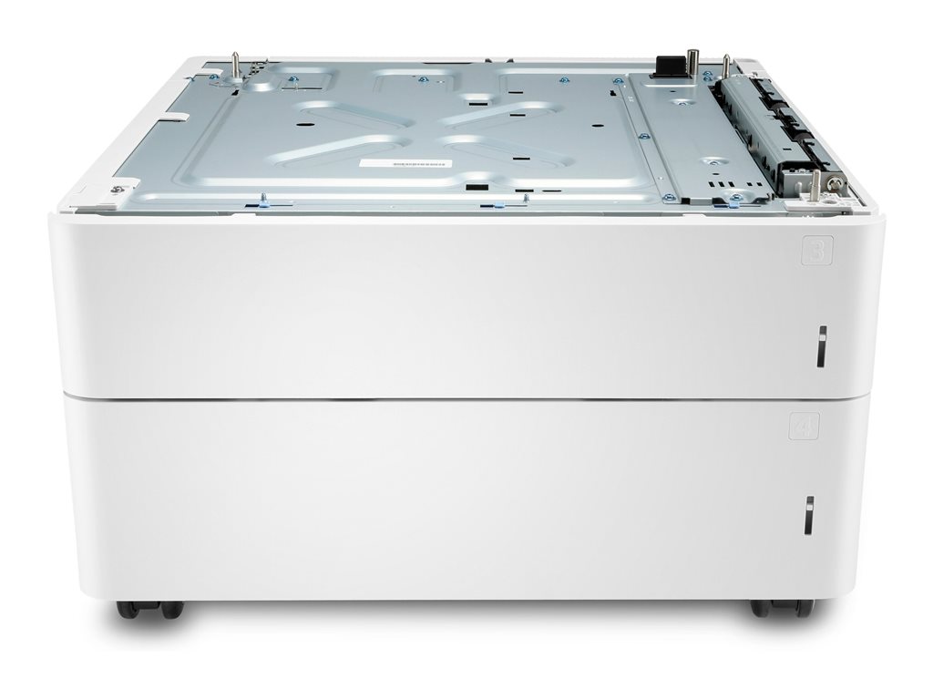 HP Papierzuführung und Unterstand - Medienschacht - 1100 Blätter in 2 Schubladen (Trays) - für Color LaserJet Enterprise MFP M776, LaserJet Enterprise Flow MFP M776